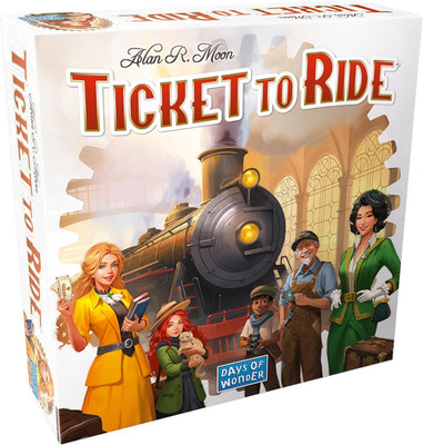 Asmodee Ticket to Ride Board Game (2025 Refresh) - a Cross-Country Train Adventu