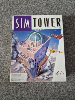 Big Box Sim Tower: Das vertikale Imperium - Maxis CD Windows Spiel (1994) Top