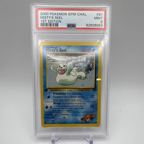 Misty's Seel (1st Edition) graded PSA 9 for sale on eBay