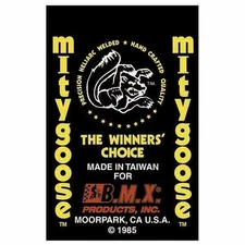 Mongoose - 1985 Mitygoose "Red Taiwan" Decal set - Old school bmx