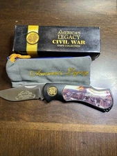 Americas Legacy Civil War Fort Sumter Knife Collection NEW with box & bag