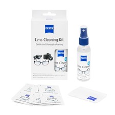 ZEISS Lens Cleaning Kit - 2 oz Spray, 6 Wipes, 2 Fl Oz Pack of 1 , Clear