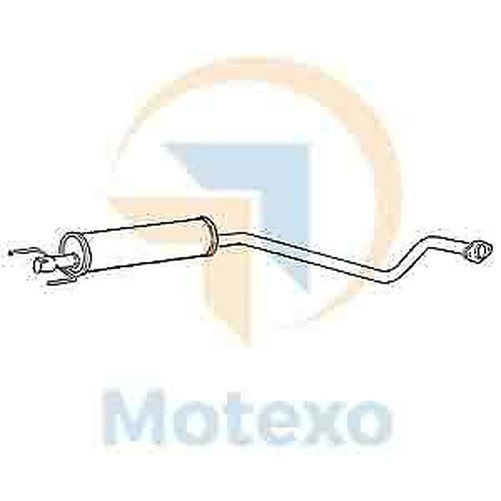 Klarius GM321E Auspuff Mitte Dose Astra 1.4 1.6 98-04-image