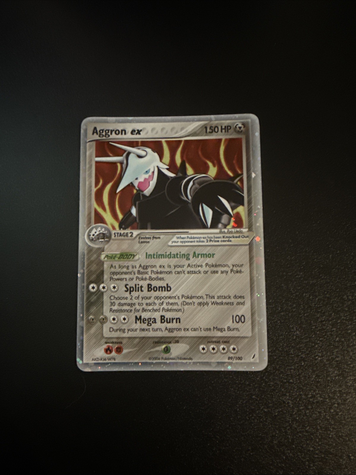 Aggron ex - 89/100 - Pokemon Crystal Guardians Ultra Rare NM/M