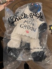Chick-Fil-A Large Stuffed Plush Cow Eat More Chikin 20" Jumbo BRAND NEW