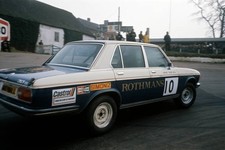 Roger Bell Bmw 30csi During The Tour Of Britain Rally On July 06 1973 Old Photo