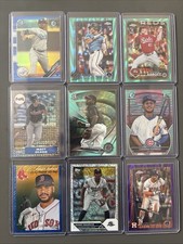 MLB NUMBERED CARD LOT.  ALL  ARE NUMBERED. Topps Chrome. 1st Bowman