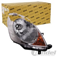 TYC H4 Hauptscheinwerfer Links Passend FüR Nissan Note E11 06-08 MIT LWR