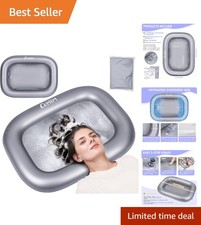 Modern 20" Inflatable Hair Washing Basin - Easy Use for Bedridden Care