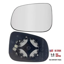 Driver Side Heated Mirror Glass Compatible with Volvo S60 2012-2017, S80 2012
