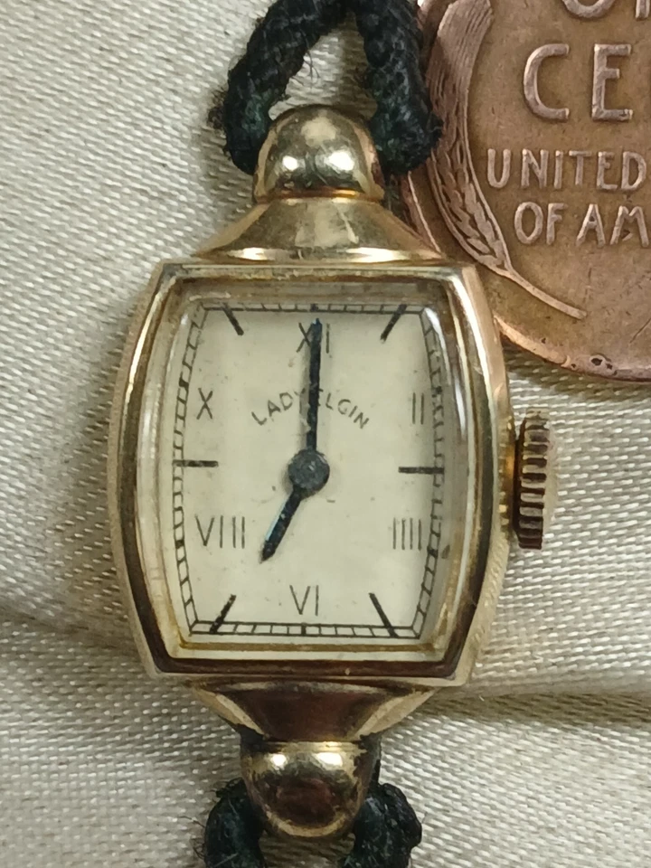 Working Vintage 1942 Lady Elgin 619 Women’s Dress Cocktail Watch - Image 3 of 4