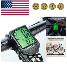 Bike Speedometer and Odometer Wireless Waterproof Bicycle Computer with Touch...