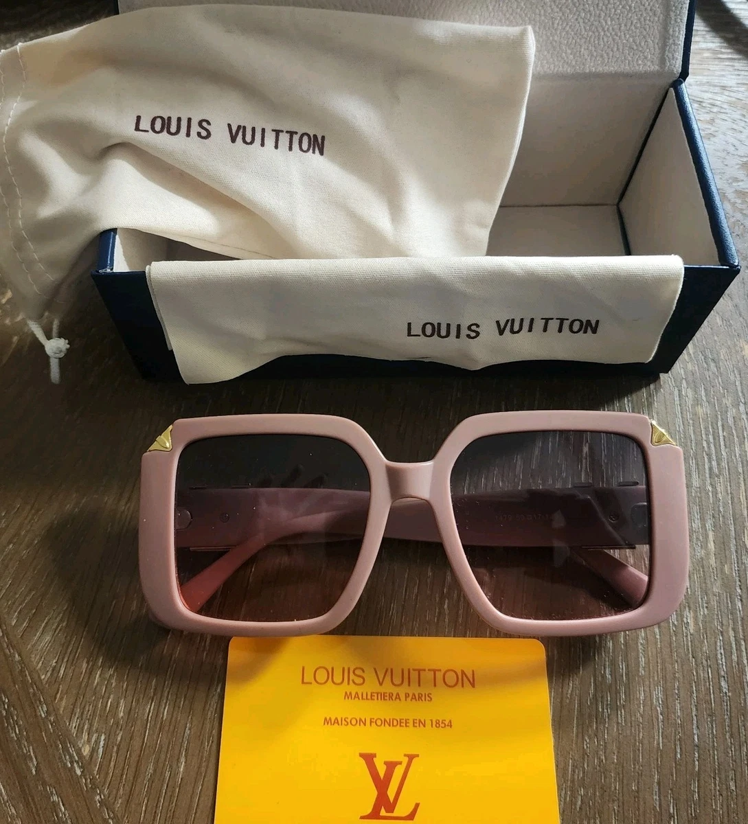 Louis Vuitton Pink Sunglasses for Women for sale | eBay display picture 1
