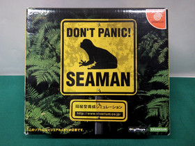 SEGA Dreamcast - SEAMAN + Mic device set[No mic sponge] - boxed. JAPAN. DC 25958