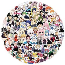 Anime Sticker Set 100 Stück wasserfest Aufkl...