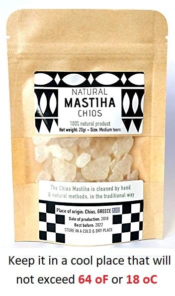 Chios Mastiha Tears Gum Greek 100% Natural Mastic Packs From Mastic Growers F...