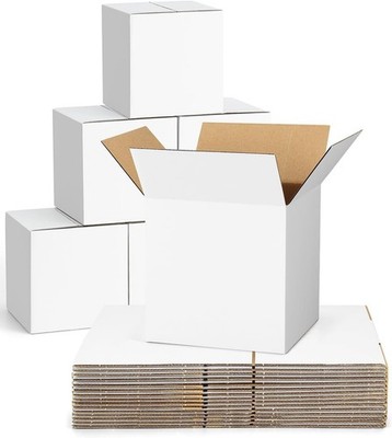 40 Pack 8x6x4 Corrugated Shipping Boxes for Small Business Mailing & Packaging