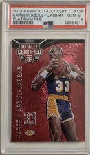 2014-15 Panini Totally Certified - Kareem Abdul-Jabbar #120 Platinum Red /279