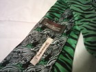 Haute Stuff By Barry Wells Zebras With Green Stripes Men's Necktie — photo 2