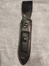 Vintage SOG Agency Scuba Demo Knife Sheath With Sharpening Stone