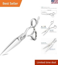 6-Inch Professional Hair Scissors in 440C Steel - Sharp  Durable Styling Shears