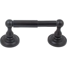 Charlotte Paper Holder, Matte Black by Stone Harbor Hardware