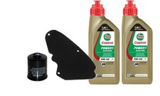 TAGLIANDO PIAGGIO LIBERTY 125 IE 3V E3 2013 2015 OLIO CASTROL 5W40 FILTRI