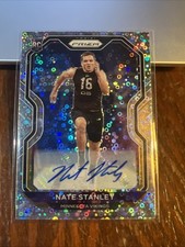 Nate Stanley 2020 Panini Prizm Rookie No Huddle Prizm Auto RC #400 Iowa Vikings