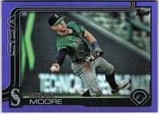 2025 Topps #105 Dylan Moore Purple Holo Foil #/250