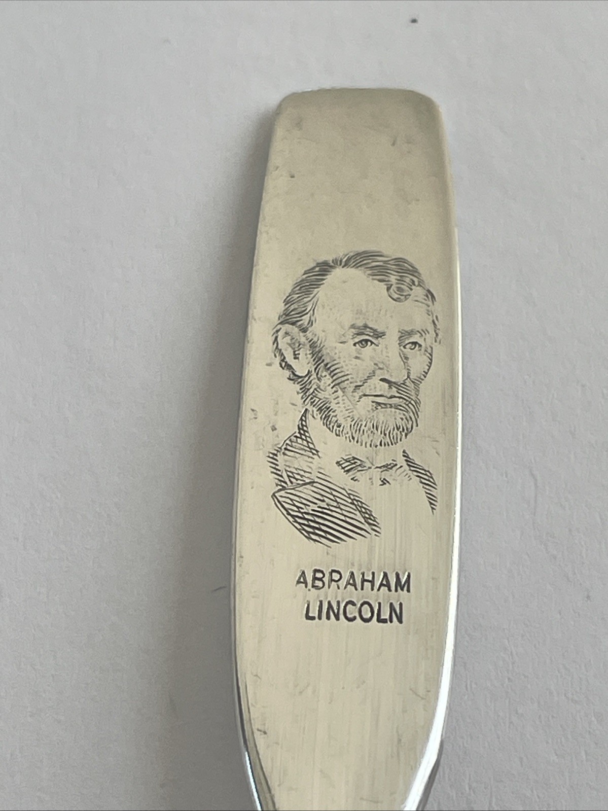 Abraham Lincoln Vintage Souvenir Spoon Collectible