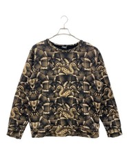 MARCELO BURLON Sweatshirts Size: XL Black x Men brown