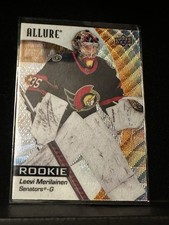 2023-24 Leevi Merilanen Rookie Orange Slice Allure Hockey Ottawa Senators