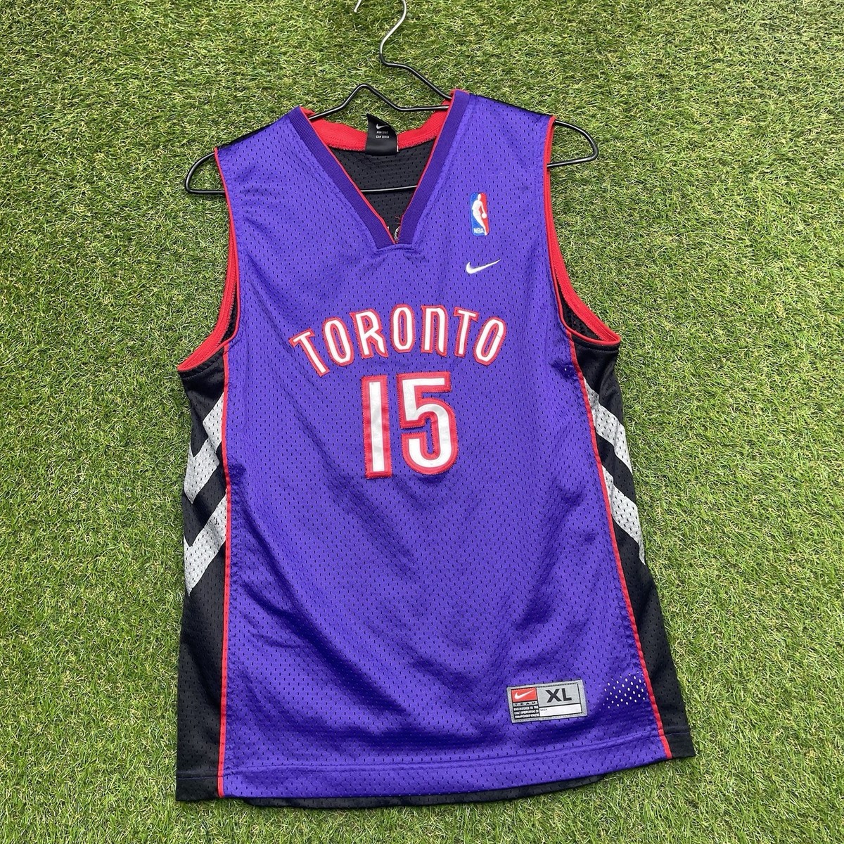 Vintage Toronto Raptors Nike Jersey Youth XL Vince Carter