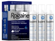Share Men’s Rogaine 5% Minoxidil for Men Foam, 3-Month Supply, 3 x 2.11 oz