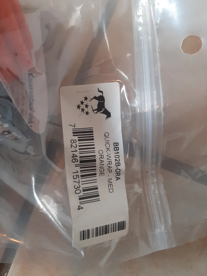 Professionals Choice Botas Campana Envoltura Rápida Sobre Alcance Medianas/Naranja Foto 2 de 3