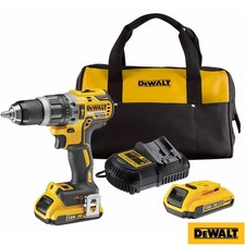 DEWALT 18V XR Li-Ion Brushless Hammer Drill Driver 2X AH Batteries Bag DCD796D2W