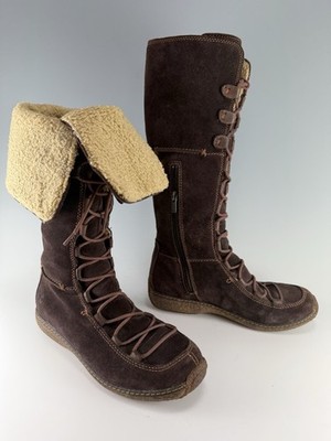 Timberland Womens 7.5 M Moorland Hollace Lace-Up Suede Waterproof