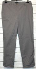 Talbots Relaxed Chino Gray Pants Size 4 NEW with Tags