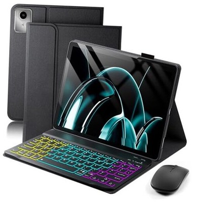 Keyboard Case for 11 inch Cover - 7 Lenovo Tab M11 / Tab K11 LTE 2024 Black