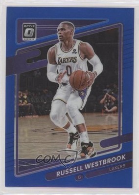 2021-22 Panini Donruss Optic Blue Prizm 4/59 Russell Westbrook #76 02v3