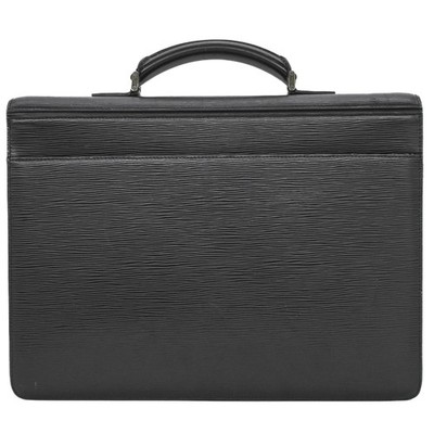 Louis Vuitton Robusto 2 Business Bag Epi Briefcase Leather Black