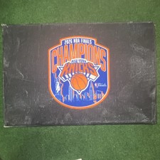 New York Knicks 2026 NBA Finals Champions Black Mat Banner/Flag Wall Hanging