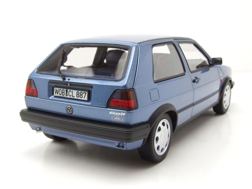 VW Golf 2 10 Milioni 1988 Blu Metallizzato Modellino 1:18 Norev - Immagine 2 di 4