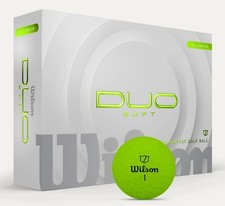 Wilson Staff Duo Soft Golf Balls Green, 24pk 2dz 2025 NEW - 2 Dozen for 40