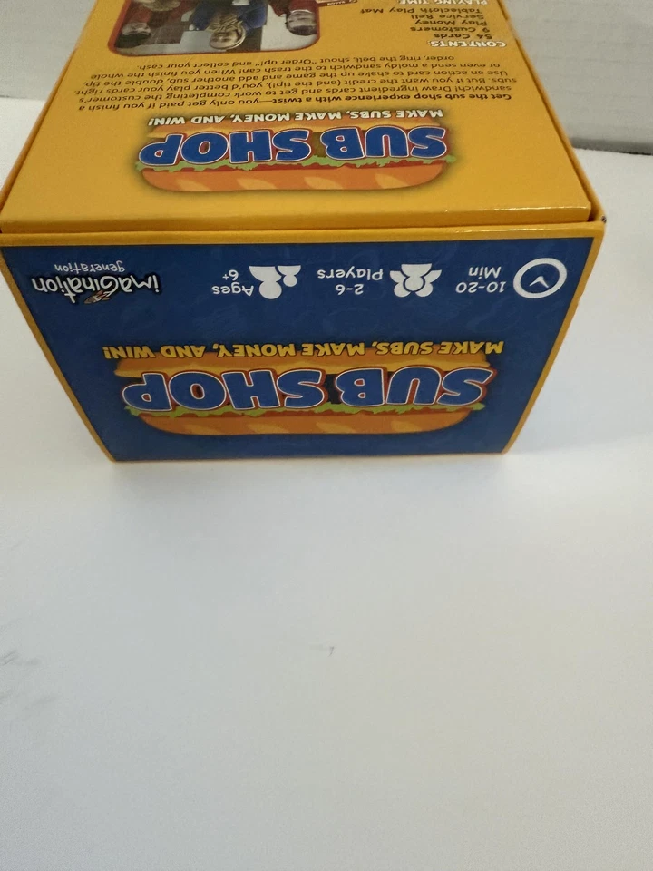 Imagination Generation Sub Shop Board Game Kids 6+ Family Fun Award Winner Dr. - Image 4 of 4