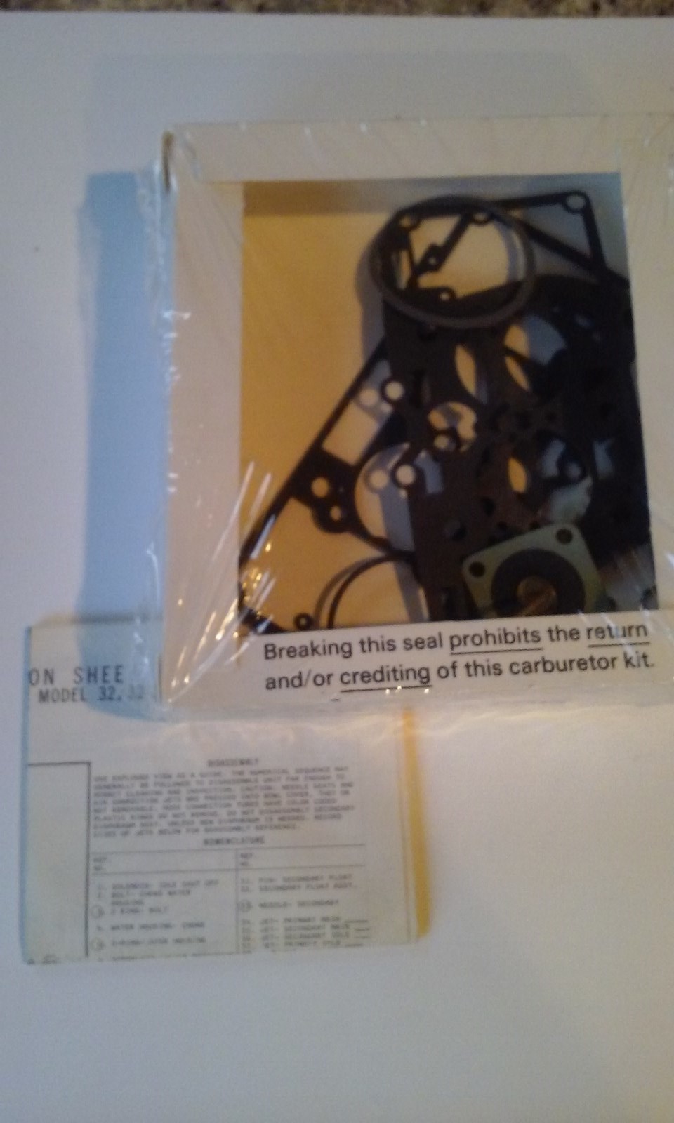 Carburetor Repair KitCARB, 2BBL GP Sorensen 96284 for sale online eBay