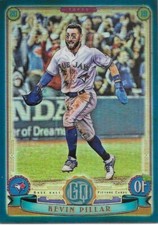 2019 Topps Gypsy Queen KEVIN PILLAR Chrome Indigo Box /150 Topper -BLUE JAYS- 
