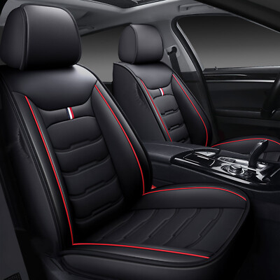 Seat Full Set Car Seat Cover Luxury Leather Universal Front Rear