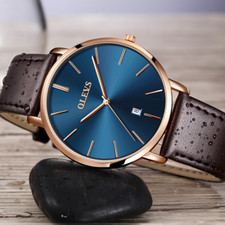 Men's Minimalist Dial Watch - Sleek Timepiece in Metal