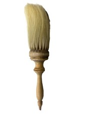Antique Barber Dusting Horsehair Wood Brush 10  Long